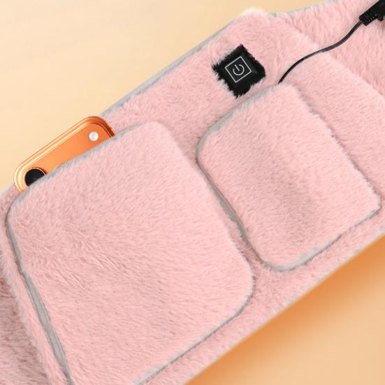 Пояс с подогревом для женщин, регулируемый электрический пояс с подогревом, 3 температурных режима, портативная грелка для спины, живота, для расслабления