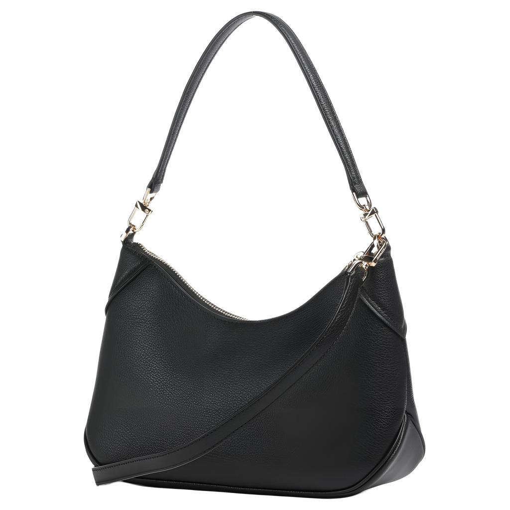 Michael Kors MK Jet Set Кожаная сумка через плечо на молнии Средняя Женская сумка через плечо Черный 32S6GJ6W8L-BLACK