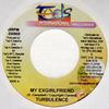 7-дюймовая пластинка TURBULENCE - Моя бывшая девушка 230905 Tad's Internati US Регги, Ска и Даб Б/У