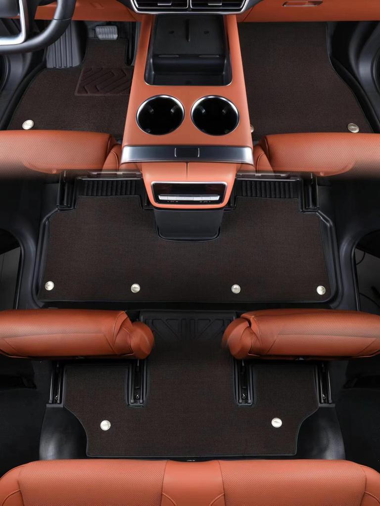 Durable, dirt-resistant, easy-clean, TPE eco-friendly anti-slip floor mats for 2025 Volkswagen Teramont Pro.