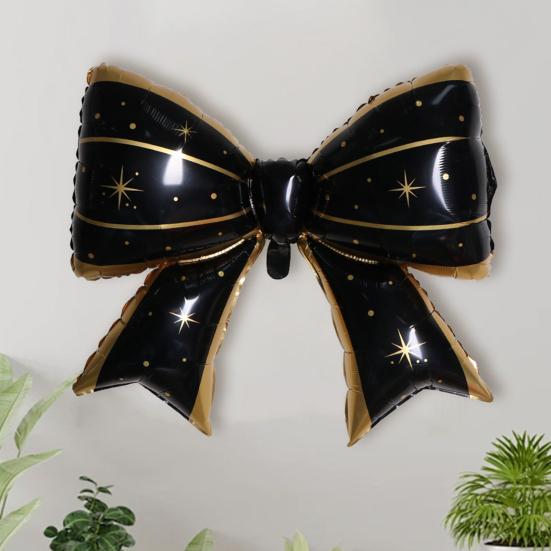 29 Inch Giant Bow Balloon Large Aluminum Foil Balloons for Birthday Party Bachelorette Bridal Engagement Wedding Anniversary Supplies