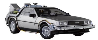 Aoshima Bunka Kyozai Movie Mecha Back to Future PartI Time Machine Scale Plastic Model No.BT-01 1/24