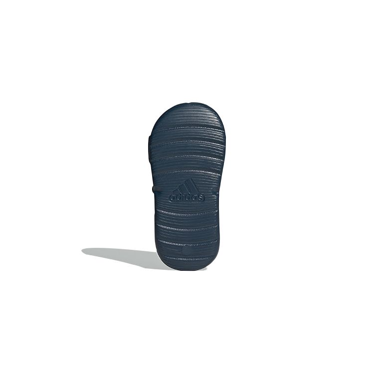 Adidas Swim Space Leather Comfortable Low-Top Walking Shoes Baby Shoes Blue GX2442