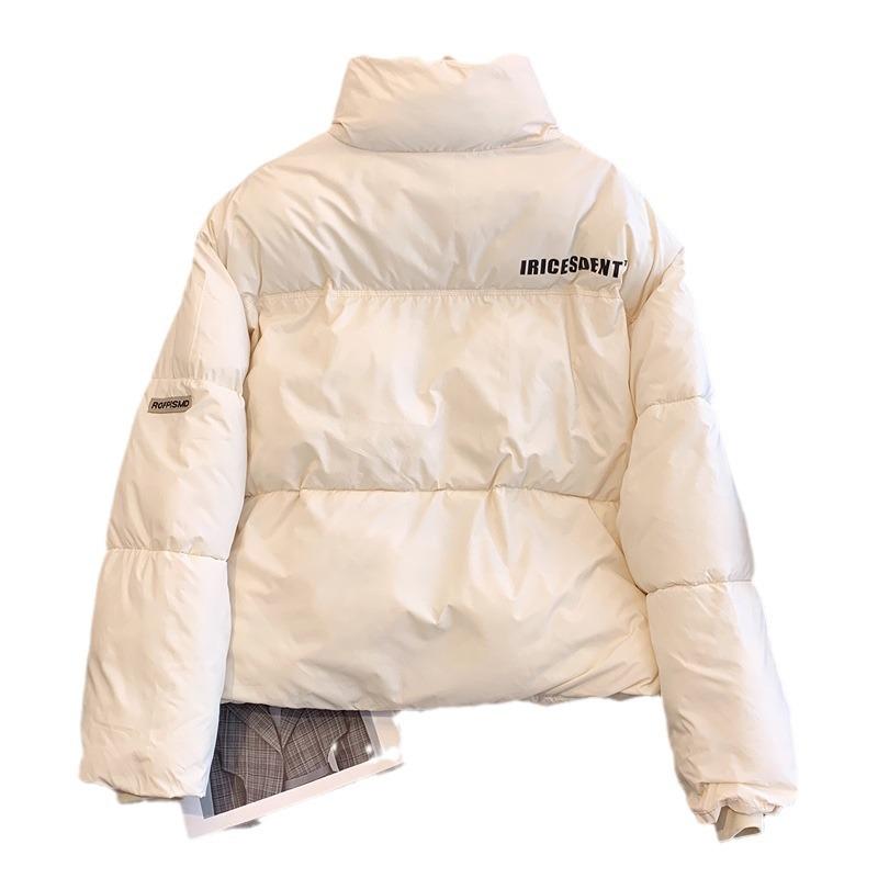 Новая зимняя хлопковая одежда с воротником-стойкой, женская хлопковая одежда, короткая хлопковая куртка, трендовая теплая корейская куртка из хлеба