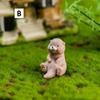 1 PC DIY Fairy Garden Home Decor Miniature Water Dog Otters Figurine Micro Landscape Animal Model