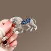 Full Diamond Lion Brooch, Exquisite Luxury, Niche and Creative Brooch, Suit, Animal Brooch