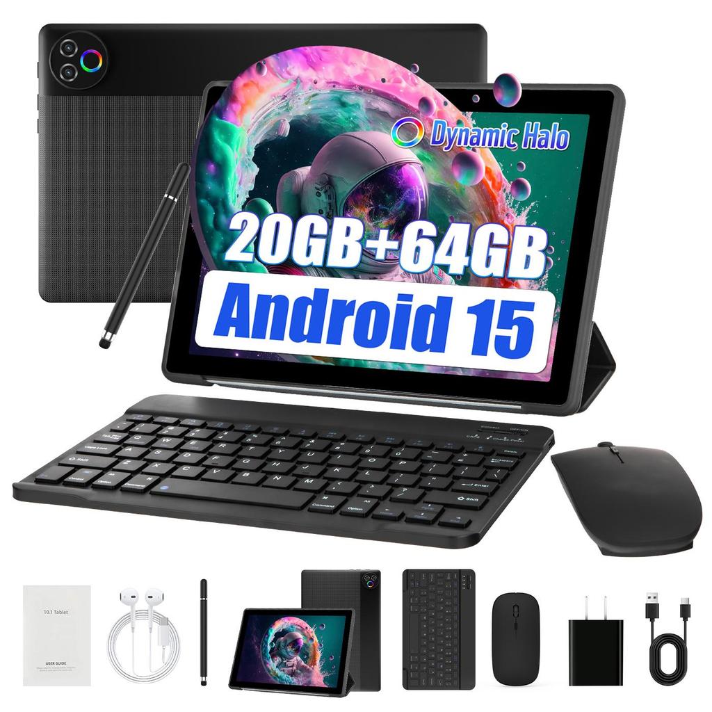 Современный планшет 20 ГБ + 64 ГБ Android 15 Tf(макс. 1 ТБ) С комплектом