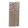 10Pcs Twist Drill Bits Straight Shank HSS Hole Processing Hardware Manual Tools 2mm