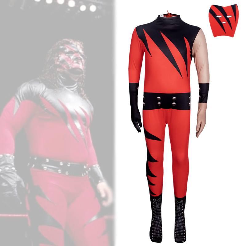 Костюм для косплея Mangguo Kids, борцовское боди с маской Кейна, новый продукт на Хэллоуин