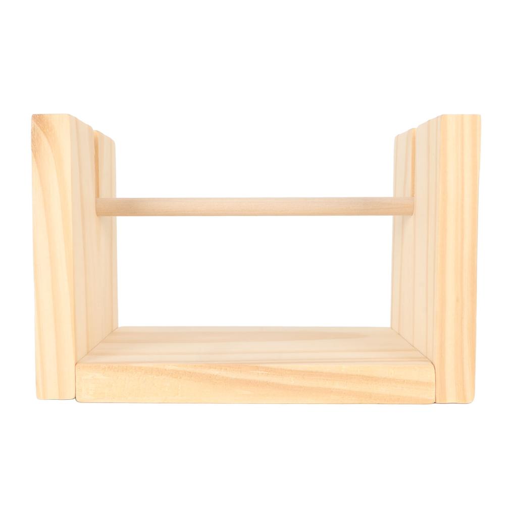 Горизонтальный держатель пряжи 20 см Длина шпинделя Увеличение скорости DIY Деревянный держатель пряжи для шитья