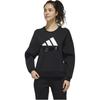 adidas Спортивная толстовка Sweat Rebel, женские топы, черный GG3394