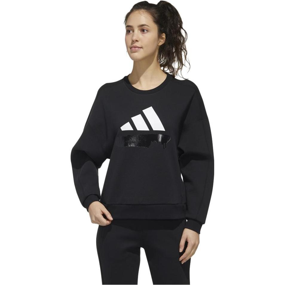 adidas Спортивная толстовка Sweat Rebel, женские топы, черный GG3394