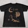 2026 The Cure Кошка Футболка 90-х Альт Инди Рок Унисекс Рубашка Любителю Кошек Подарки Фанату The Cure Футболка Группы The Cure Графическая Футболка Мужская Футболка