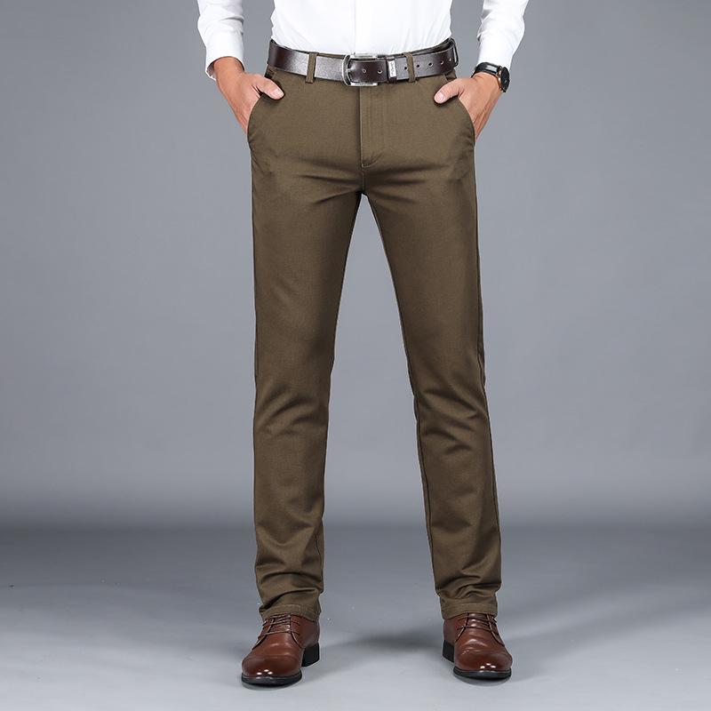 Мужские повседневные прямые брюки с высокой талией и драпировкой — удобные и стильные для зрелых людей