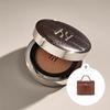 [Праздничный] Тональный кушон Reflection Skin Glow Сменный блок 15 г + Праздничный кейс для кушона (Коричневый Янтарь)