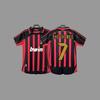 Винтажная футбольная футболка AC Kaka Maldini Ronaldo Ronaldinho футболка игровая тренировочная футболка