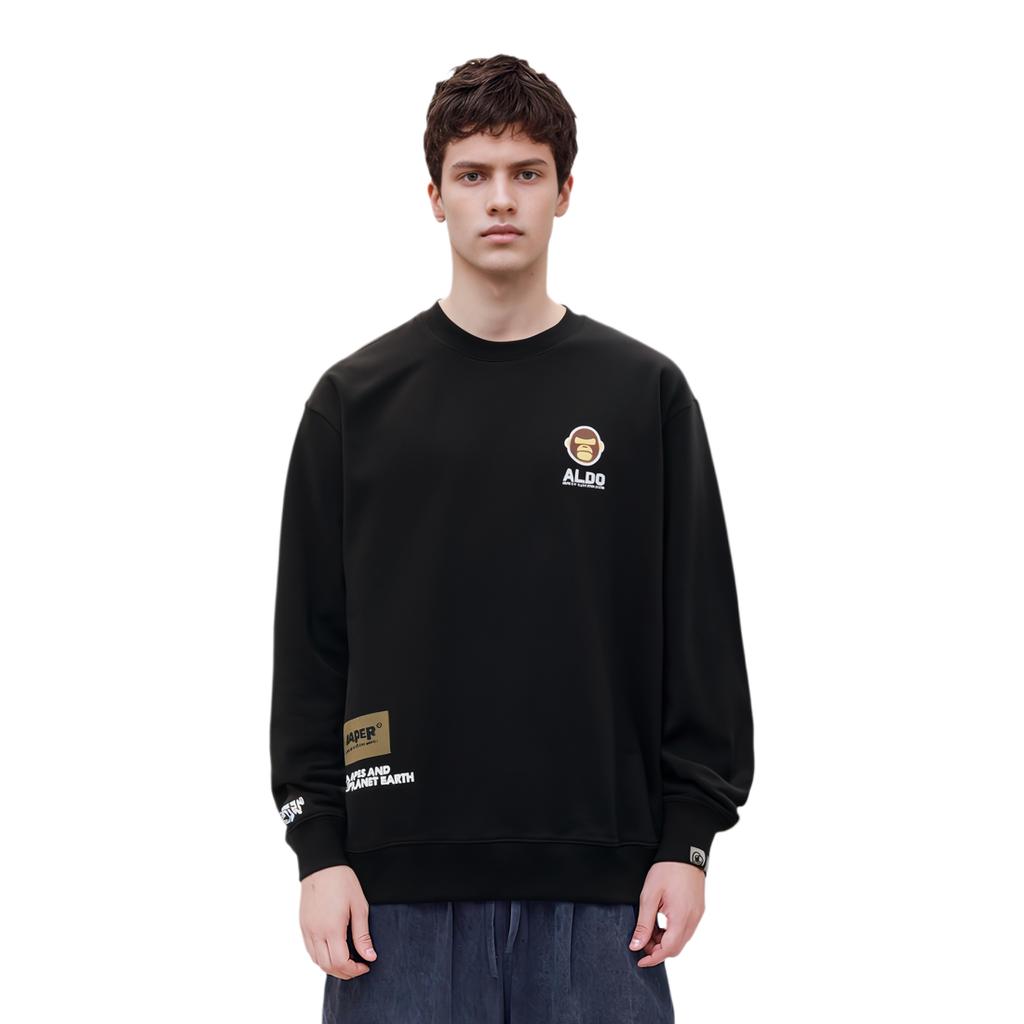 Aape Sweatshirts Men's Crew Neck Moderate Regular AAPSWMA342XXL