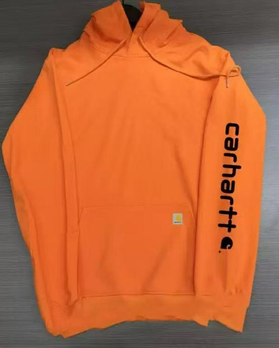 Унисекс Модный Худи Carhartt с Плюшевой Подкладкой Свитшот-Пуловер для Мужчин и Женщин