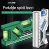 Мини магнитный спиртовой уровень высокой точности, угломер, линейка