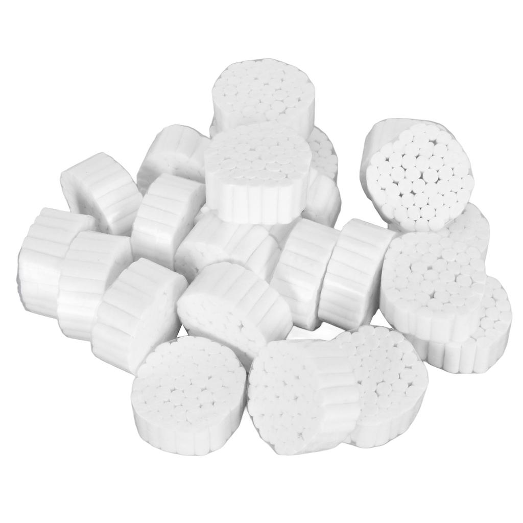 1000Pcs Cotton Rolls Dental High Absorbent Soft Comfortable Nose Bleed Plug with 20 Clips for Kids Adults Nosebleed