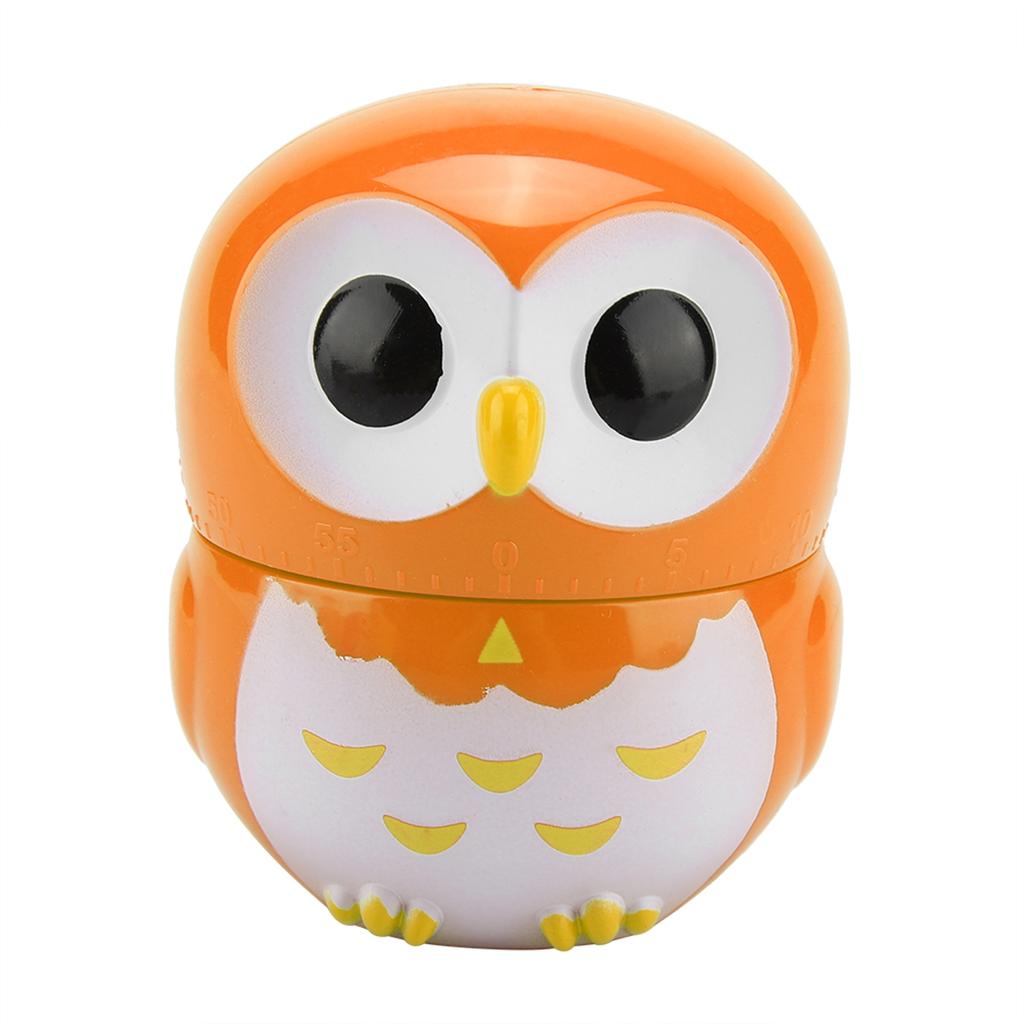 Cooking Timer Cute Owl Shape Kitchen Manual Timer Mechanical Home Cooking Counters Clock Kitchen Timer Mechanical Timer Timer