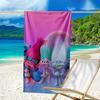Ultra-Soft Beach Towel with Trolls Theme,Ideal for Pool - Camping, Diving - Perfect Travel Essential, Vibrant Beach Towel.