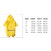 Pet Dog Raincoat Outdoor Puppy Pet Rainwear Reflective Hooded Waterproof Jacket Clothes for Dogs Cats Apparel Clothes Supplies