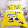 3D-принт с рисунком SML Jeffy Комплект постельного белья, пододеяльник, одеяло, комплект постельного белья, наволочка, размер King Queen Twin для мальчиков и девочек для взрослых