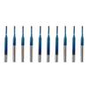 10 шт. твердосплавных фрезерных резцов Blue Corn End Mill Engraving Bit для станков с ЧПУ PCB (1.5mm)