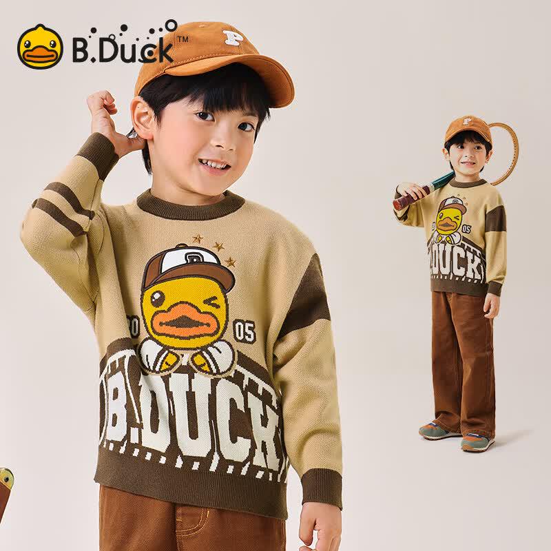 Повседневный вязаный свитер для мальчиков B.Duck