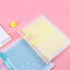 Светлый цвет Дневник Блокнот Обложка PP Записная книжка Канцелярские принадлежности Книга с отрывными листами Школа