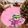 The Grinch Pattern Round Rug, Indoor/Outdoor Mat, for Picnic, Gameroom, Bedroom, Office, Living Room, Home Decor Carpet, Birthday Gift