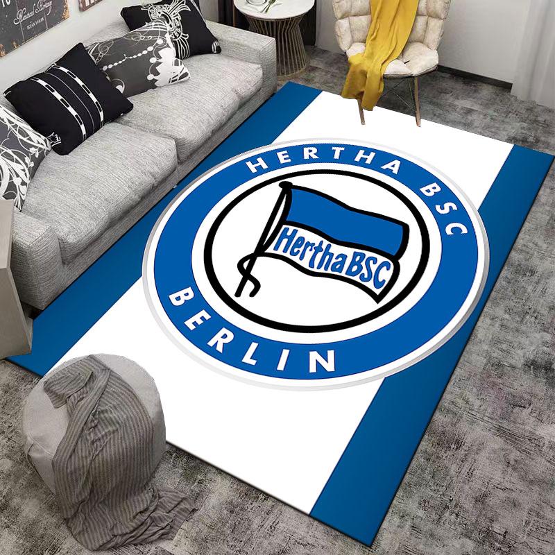 Hertha BSC Logo Carpet suitable as a non-slip mat for the living room or bedroom sofa