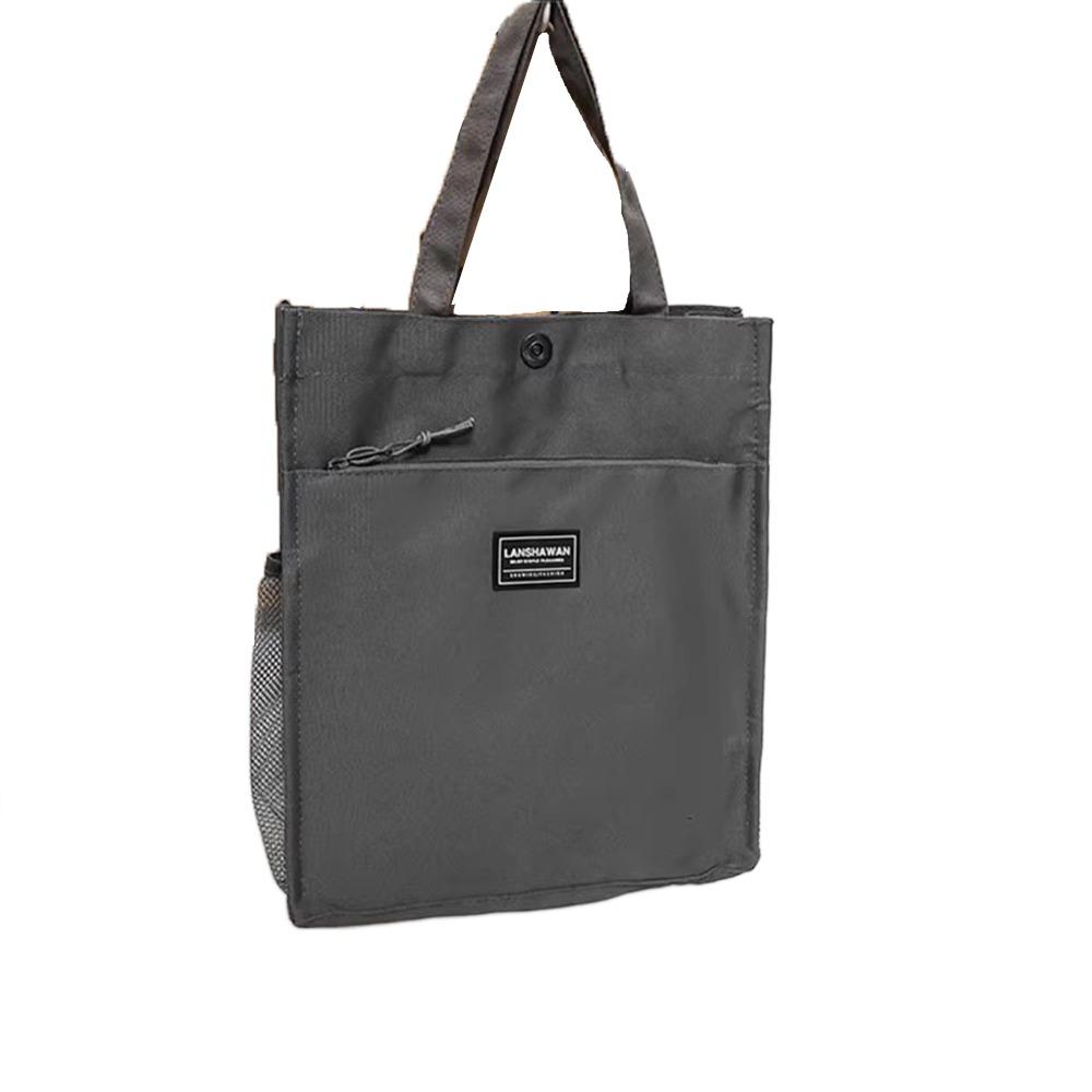 Large Capacity Male Commuting Tote Bag Casual Portable File Bag Stylish Lightweight Handbag  Travel