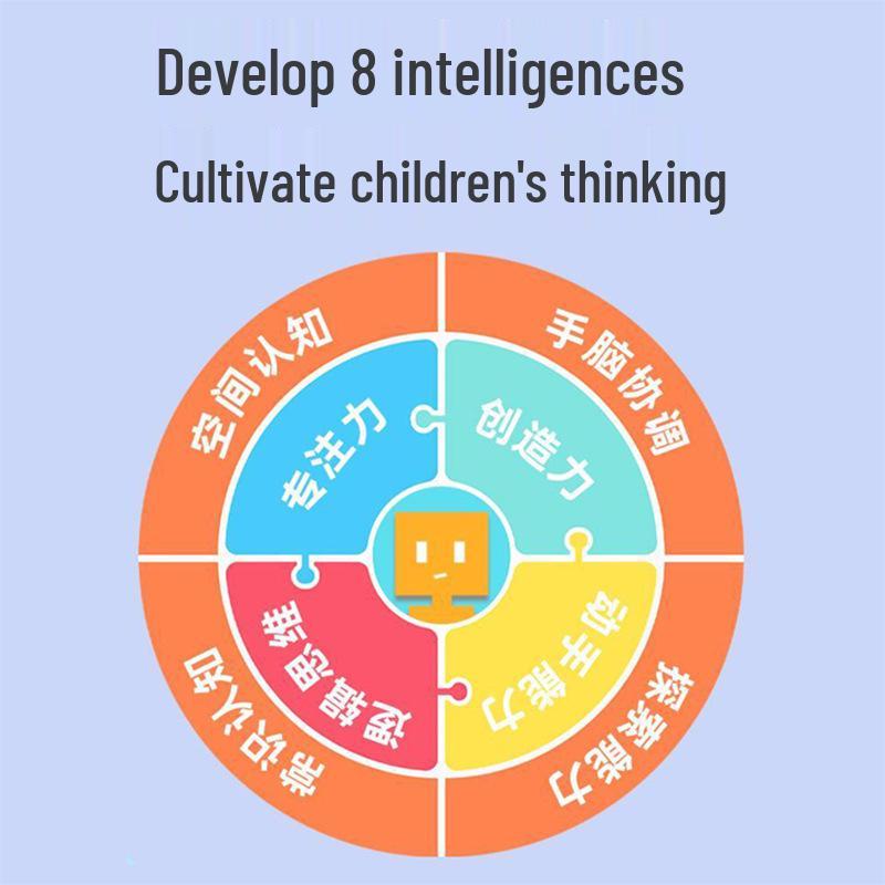 Совместимый с LEGO 9686 Научно-образовательный электрический программируемый робот-конструктор для детей.