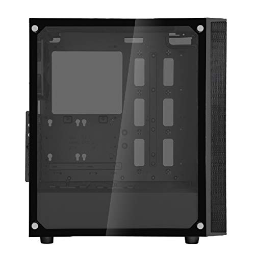 Silver Stone Stylish and unique reinforced glass mid tower ATX case Domestic regular distribution product SST-FAR1B-PRO-V2 /