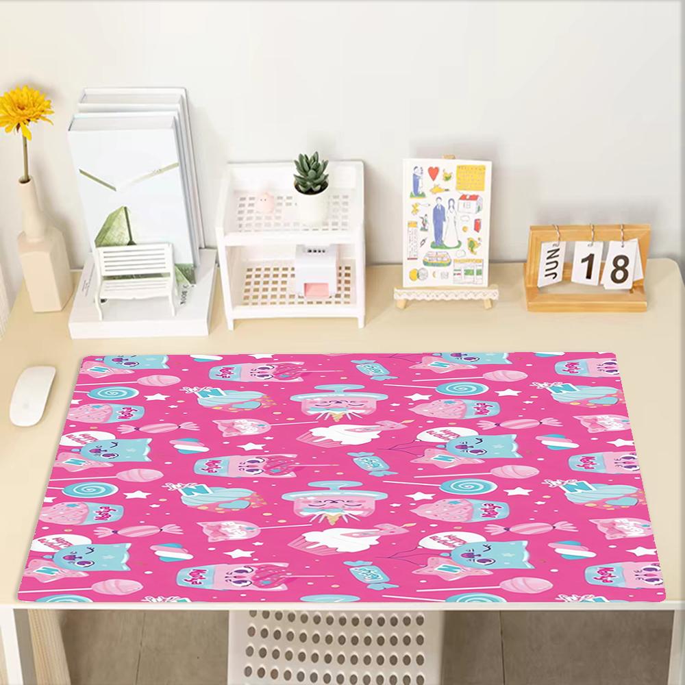 Like Nastya Theme Mouse Pad, Non Slip Rubber Base, Multifunctional Office & Home Decor, Perfect for Workspace Personalization.