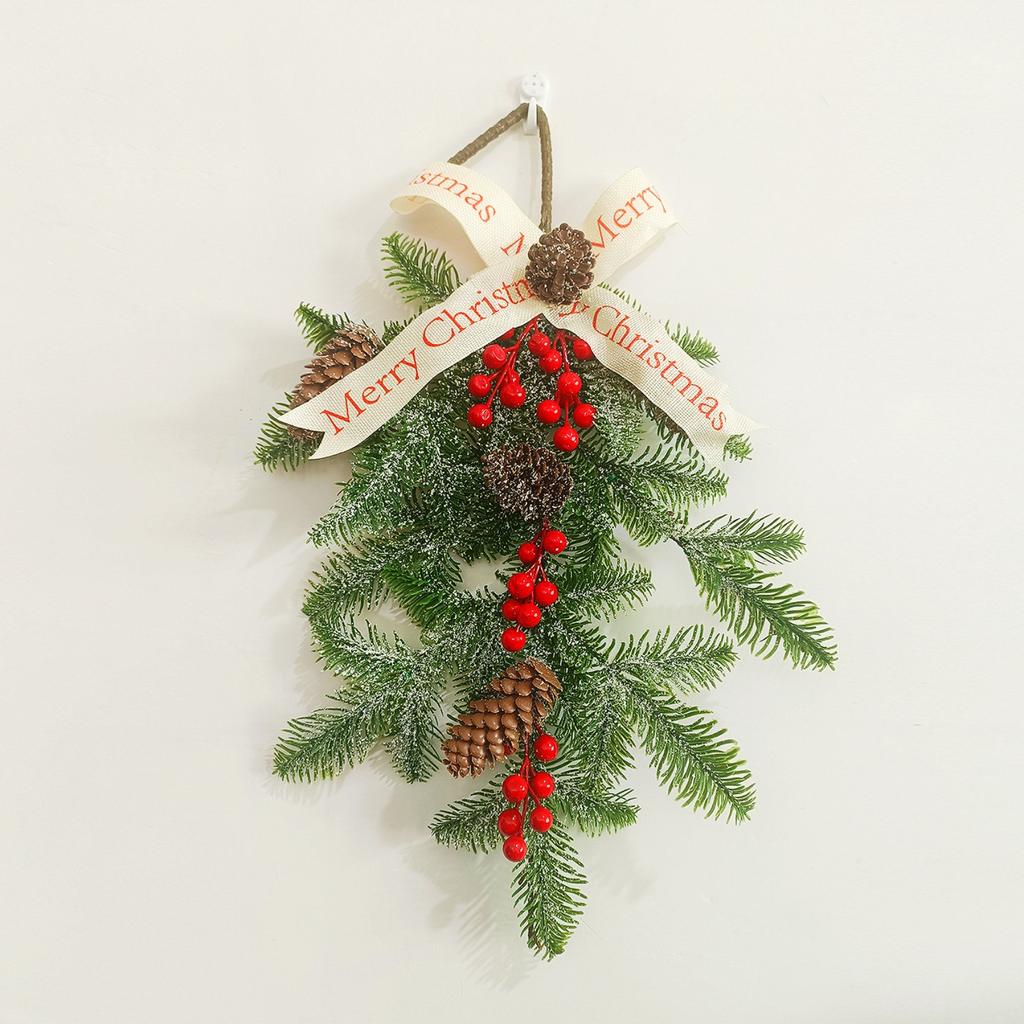 Рождественские украшения Рождественские иголки Подвесные настенные дверные подвесные светильники