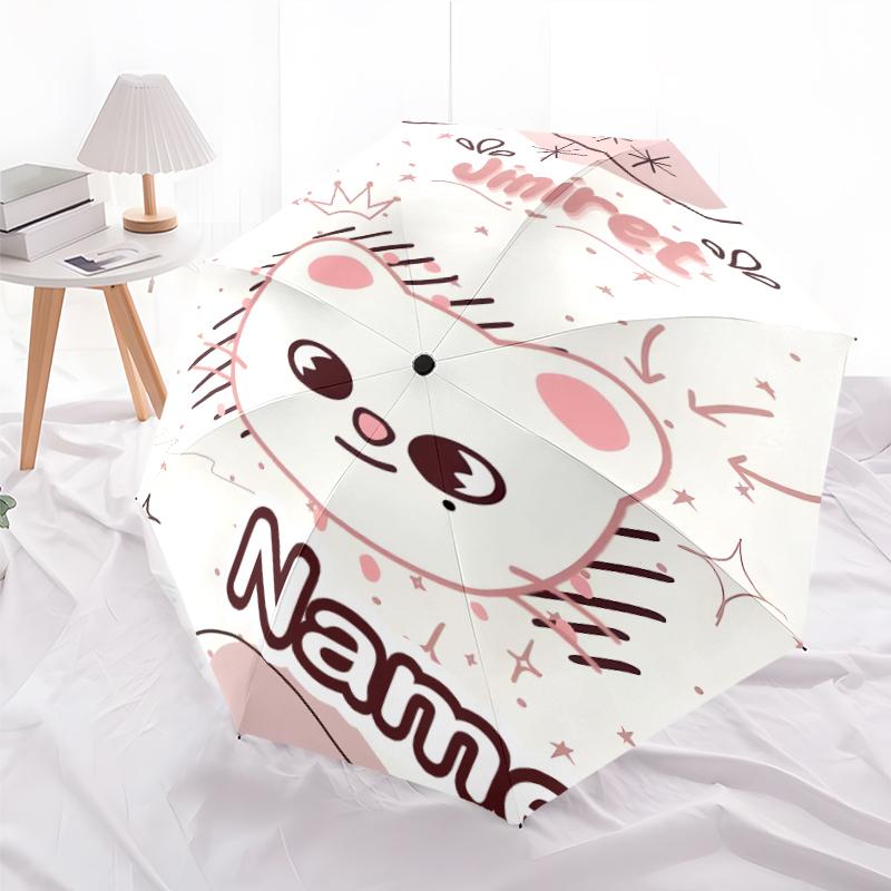 Personalized Name K-Kpop Team Print Umbrella - Automatic Open/Close, Eight-Rib Durable Frame, Automatic Folding Umbrella