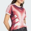 adidas Оригиналы Adilenium 5.0 Вязаный Свободный крой Круглый вырез Пуловер Короткий рукав Футболка Женские Топы KY5178