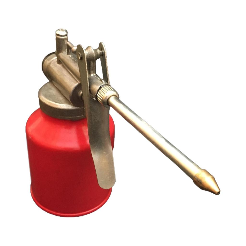 Pump Oiler Can Manual Oiler Portable Pump Tool Oiler Lubrication Oil Can Bottle for Applications Auto Home Lubricating Airbrush