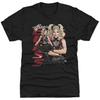 Alexa Bliss Vintage WHT 220G Pure Cotton Single-Sided Printed Round Neck Short Sleeved T-Shirt Men's T-Shirt Black Unisex