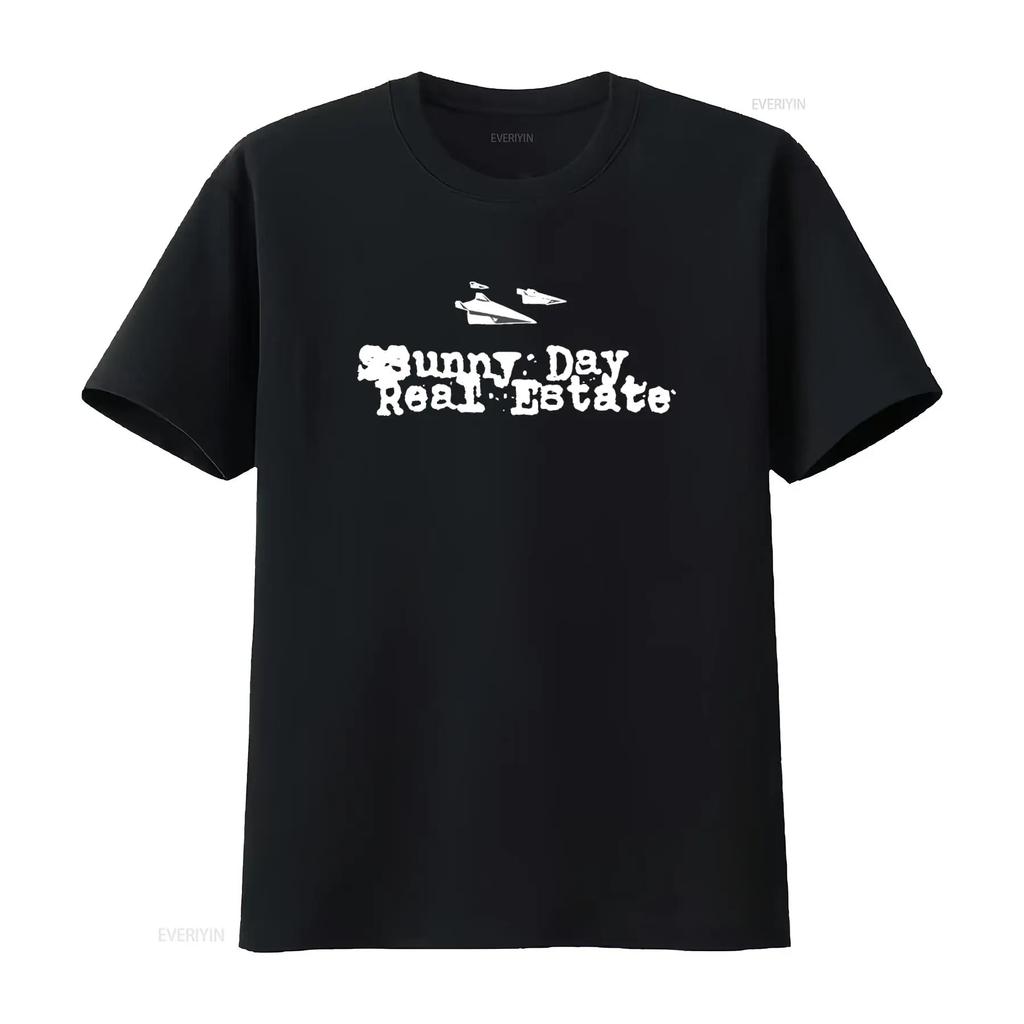 Sunny Day Real Estate T Shirt Grunge Punk Rock Design Heavy Cotton Vintage Slightly Graphic Top For Everyday Wear Unisex