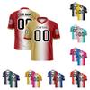 Custom Football Jerseys Personalized Printed Team Name & Number Sports Uniform For Men Women Youth