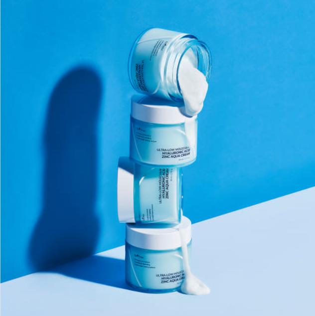 ISNTREE Low Molecular Hyaluronic Acid & Zinc Moisture Cream 80ml – Hydrating & Soothing Face Cream