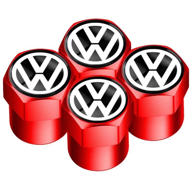WHAQY1 2026 Hot For VOLKSWAGEN VW Auto Wheel Tire Valve Stem Caps Cover & 3D Epoxy Car Interior Decorative Stickers For Volkswagen Tigu