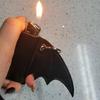 Современный чехол с узором летучих мышей, износостойкая конструкция из ПУ, защитный чехол с петлей для брелока