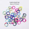 10 Multi-Color Stainless Steel Nose Rings & CBR Lip & Eyebrow Studs, C-Shaped Ear Bone Piercing Jewelry