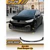 For VW ID.3 ID3 2019 2020 2021 2022 Automobile Front Bumper Lip Car Front Chin Spoiler Spoiler Body Decorate Modification Kit