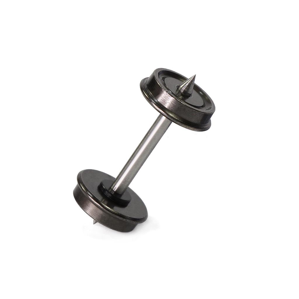 Колеса Evemodel, 12 шт., модель поезда, часть HO, масштаб 1:87 33-дюймовые металлические колесные пары постоянного тока C8725